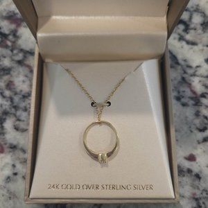 New in Box Giani Bernini Necklace Promise Ring Set